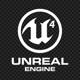 Unreal Engine 4 White Logo FREE PNG