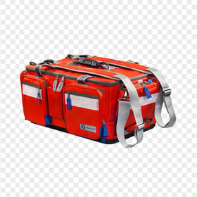 Red Medical Emergency Rescue First Aid Real Bag