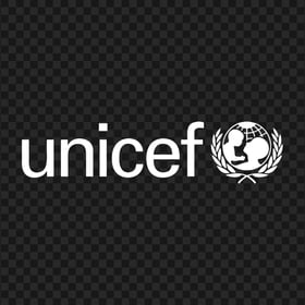 HD PNG UNICEF White Logo