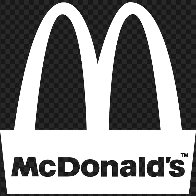 HD White McDonald McDonalds M Logo Symbol PNG Image Citypng