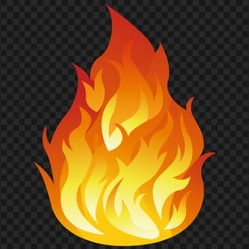 HD Cartoon Illustration Realistic Fire Flame PNG