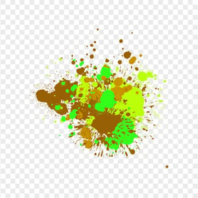 HD Bright Colorful Paint Splash Drop Transparent Background