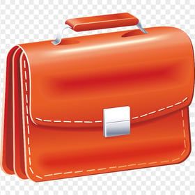HD Red School Briefcase Handbag Illustration PNG