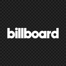 Billboard White Logo PNG Image