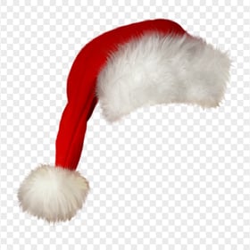 Download Real Red & White Hat Of Santa PNG