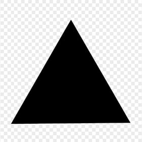 HD Black Triangle Transparent Background