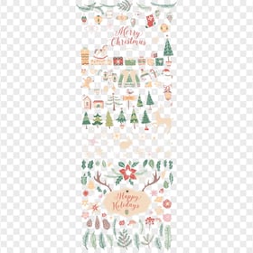 HD Set Of Merry Christmas Vector Elements PNG