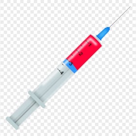 Syringe Injection Vaccine Icon Illustration