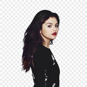 Selena Gomez Wear Black Sweater