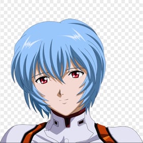 HD Rei Ayanami Face PNG