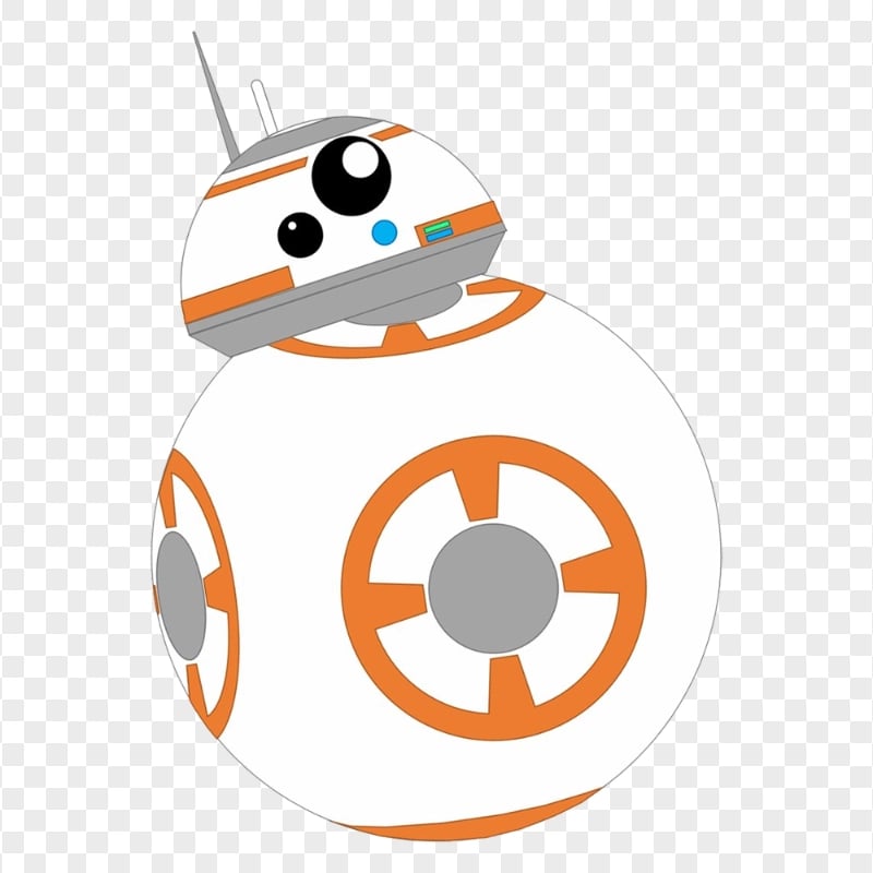 BB 8 Robot flat illustration