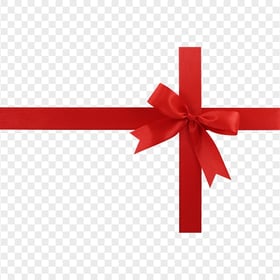PNG Red Cross Ribbon Bow Gift