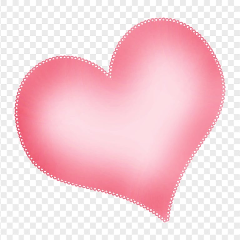 HD Cute Pink Heart Love Romantic Valentines Day PNG | Citypng
