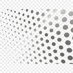 HD Halftone Silver Polka Dots Abstract PNG