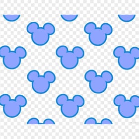 Mickey Mouse Head Pattern Seamless PNG
