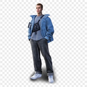 Justin Bieber Free Fire Agent Character HD PNG
