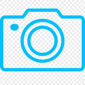 Camera Blue Icon Transparent Background