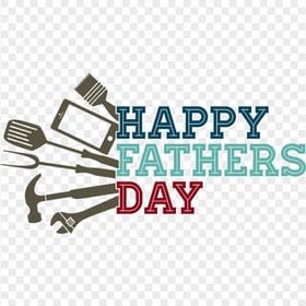 HD Happy Father's Day Logo Text Words PNG