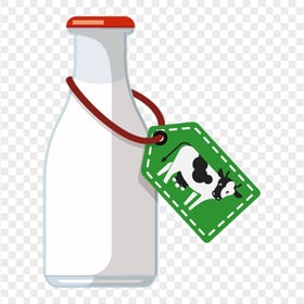 HD Cartoon Bottle Of Milk PNG