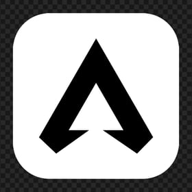 HD Square White & Black Apex Legends Logo Icon PNG