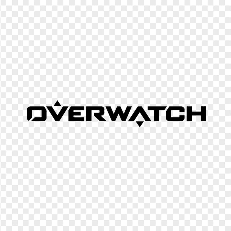 Black Overwatch Text Logo Without Symbol