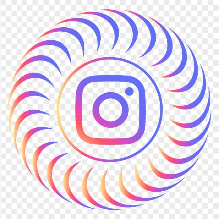 Round Instagram Circular Style Icon