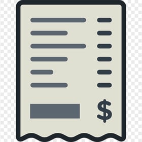 PNG Receipt Invoice Payment Icon