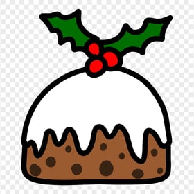 HD PNG Drawing Vector Christmas Pudding