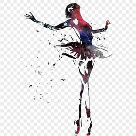 Dancer Ballet Abstract Art Painting