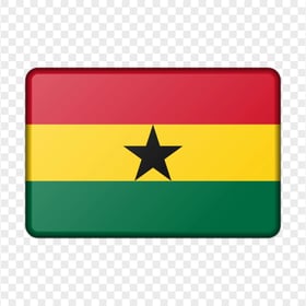PNG National Ghana Flag Banner Icon