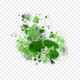 Green Paint Splash Effect HD Transparent Background