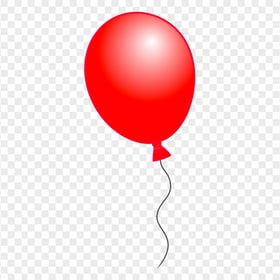 HD Red Vector Balloon Fly PNG