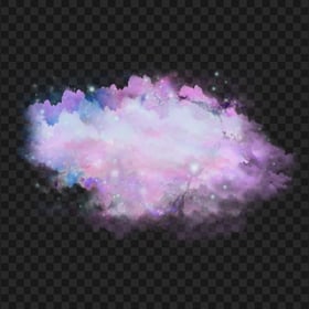 HD Space Galaxy Pink & Purple Cloud PNG
