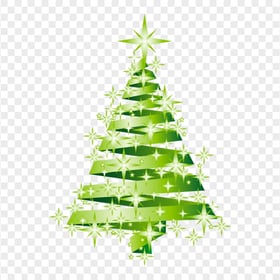 Green Illustration Creative Christmas Tree HD PNG