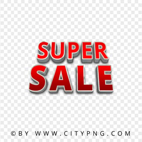 Super Sale Word Label Logo Sign PNG Image
