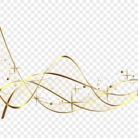 HD Brown Golden Abstract Lines PNG