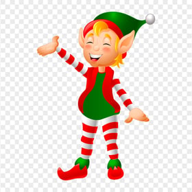HD Illustration Cartoon Girl Wearing Elf Clothes PNG