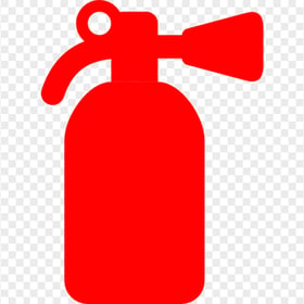Red Fire Extinguishers Icon Transparent Background