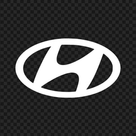 Hyundai White Logo Icon Sign PNG