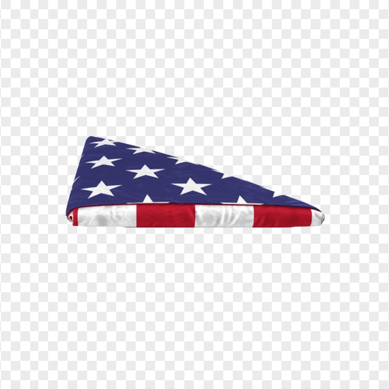 Folded Flag Of United States America