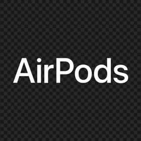 Apple White Airpods Logo