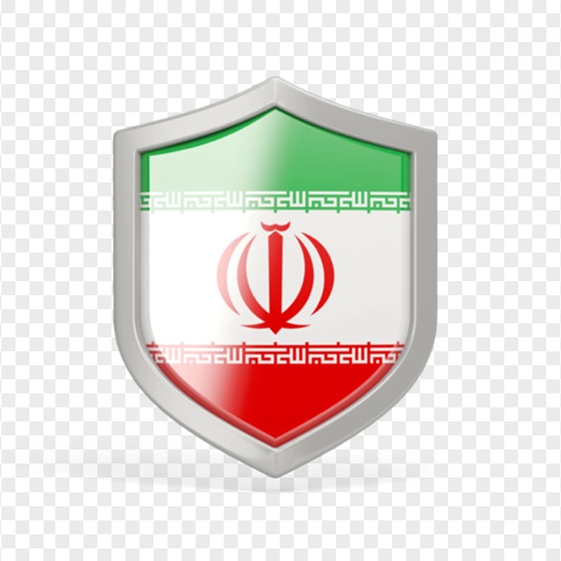 Iran Iranian Flag Shield Icon PNG