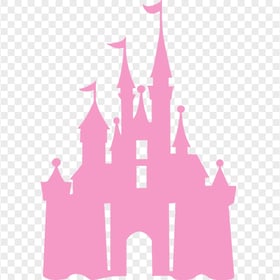 Minnie Mouse Pink Kingdom Castle Silhouette