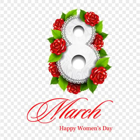 8 March Festive Graphic Women'S Day