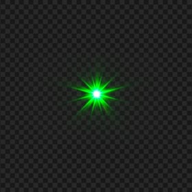 Lens Flare Glowing Green Effect Image PNG