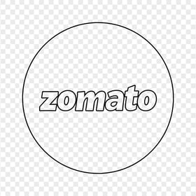 Zomato Outline Logo Icon PNG