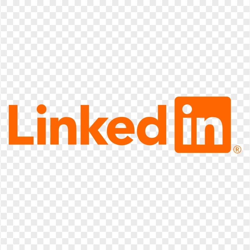HD Linkedin Orange Logo Transparent Background Citypng