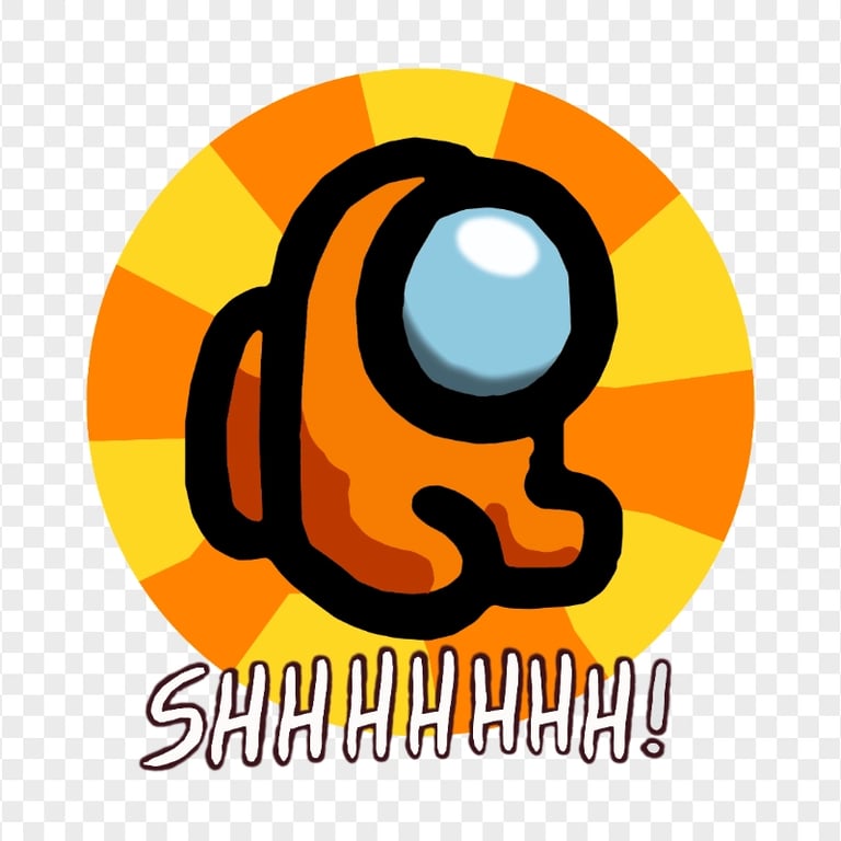 HD Orange Among Us Mini Crewmate Character Baby Santa Hat PNG Citypng