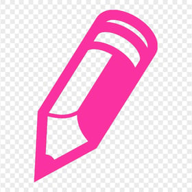 HD Pink Short Pencil Outline PNG