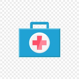 Medical Blue First Aid Bag Computer Icon